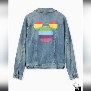 TORRID Pride Mickey Jean Jacket